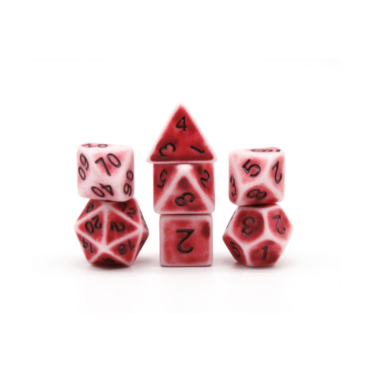 Ancient acrylic dice Dungeons And Dragons Dnd Rpg Table Game Accessories Custom Polyhedral Dice Set