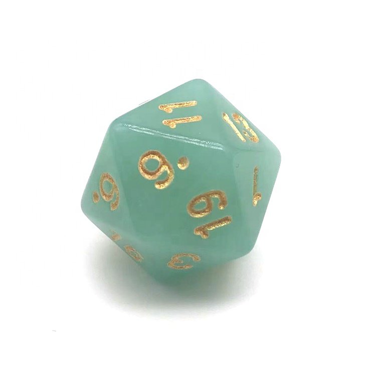 Top Fashion Strong Sunlight Polyhedral Acrylic DnD RPG Dice Set with Color Changing