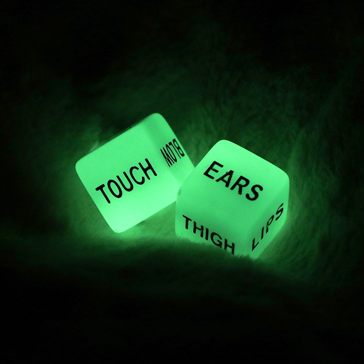 2024 Hot Love Dice Glow Funny Sex Direction Dice For Adult Toys Couple Lovers Games Dice Sex Game Adult