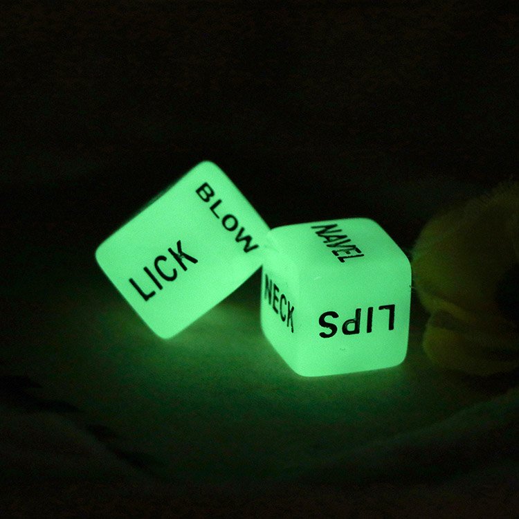 2024 Hot Love Dice Glow Funny Sex Direction Dice For Adult Toys Couple Lovers Games Dice Sex Game Adult