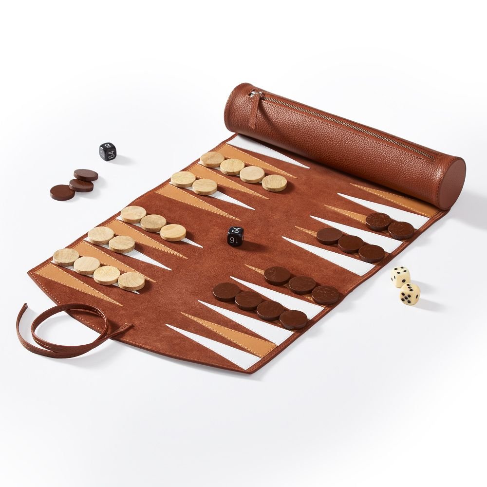 2024 Hot Sell Rolling Trays Leather Storage Dice Case Bin Single Leather Serving Custom Wedding Gift