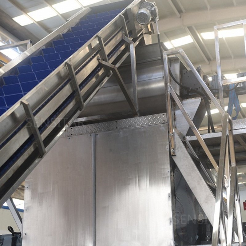 Canned peeled tomatoes processing machine cherry tomato canned diced fruit production line tomato steam peeling machine