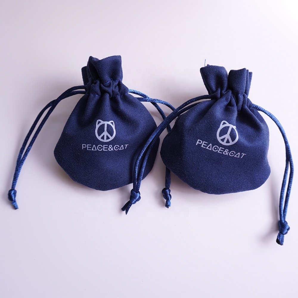 Custom printed candy jewellery packaging Drawstring Bags dice bag pouch gift bag velvet jewelry pouch