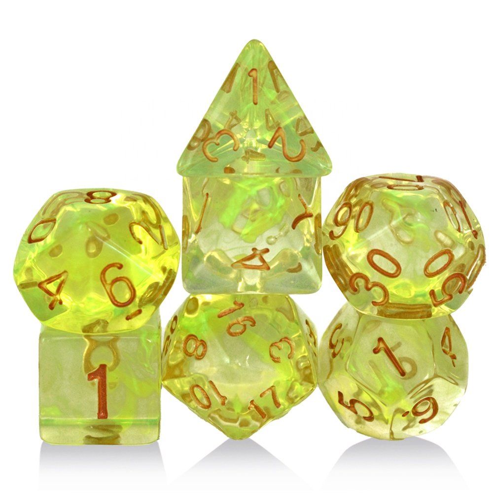 Ayoyoe Hot Sales Plastic Polyhedral Dice Dungeons And Dragons DND Table Game Dice Bulk Dice