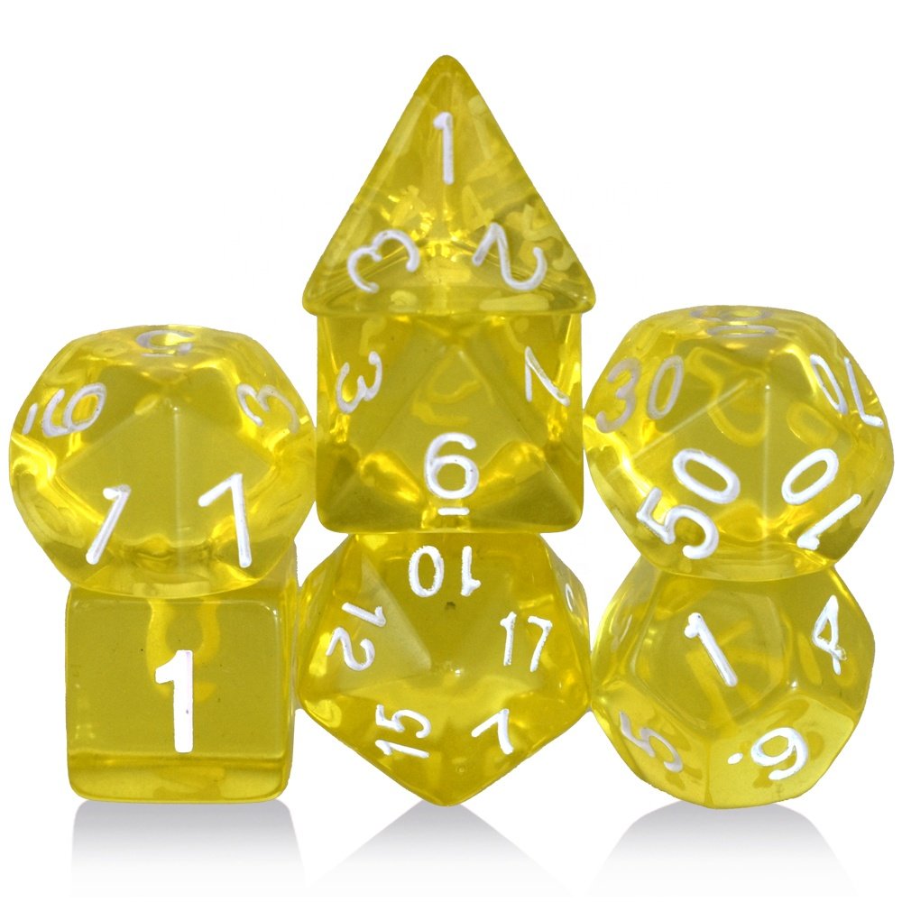 Ayoyoe Hot Sales Plastic Polyhedral Dice Dungeons And Dragons DND Table Game Dice Bulk Dice