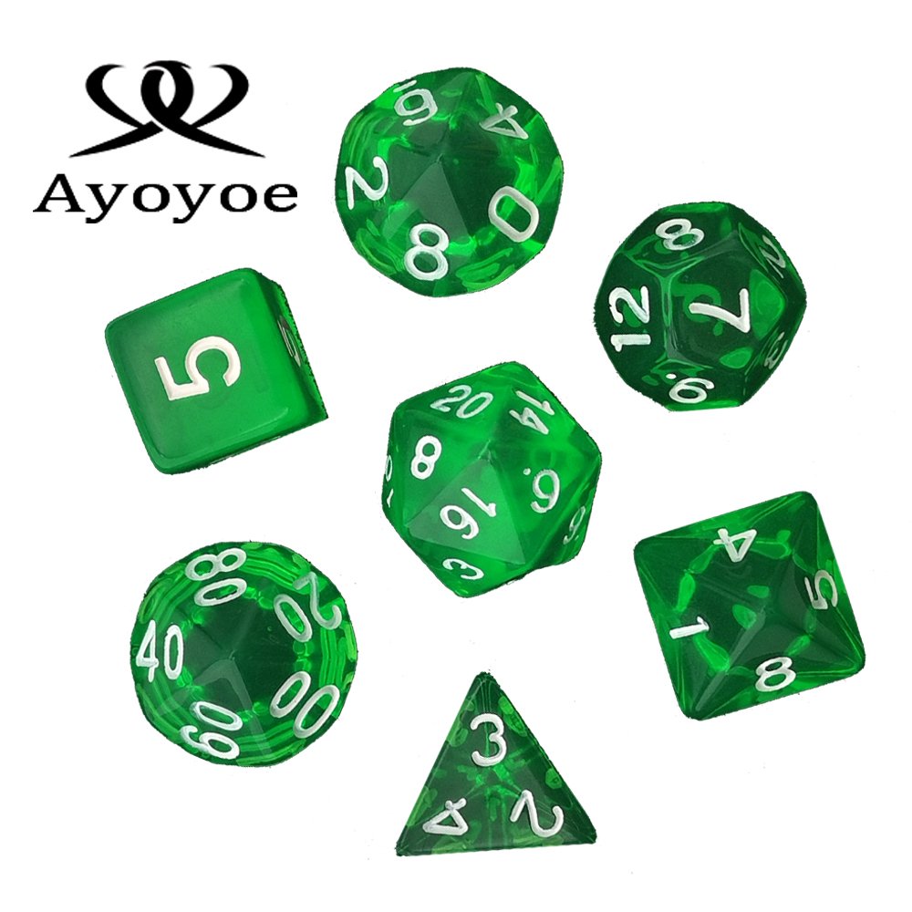 Ayoyoe Hot Sales Plastic Polyhedral Dice Dungeons And Dragons DND Table Game Dice Bulk Dice