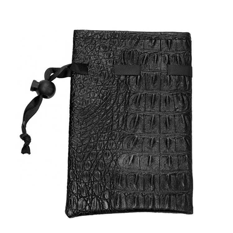 Drawstring Travel Dice Storage Pouch Custom Dragon Eye RPG DND Leather Dice Bag