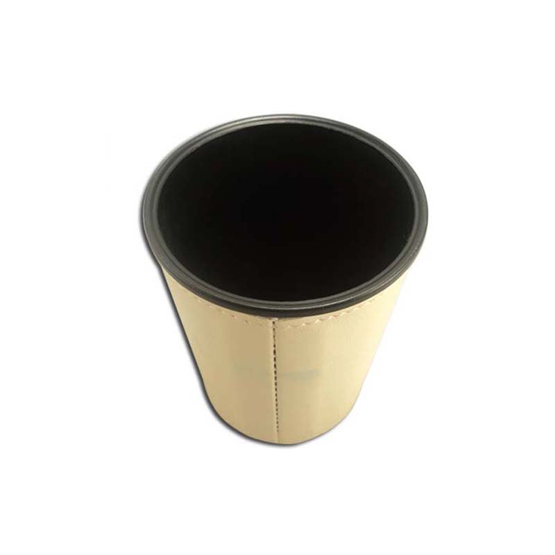 Factory Supplier PU Leather Dices Cup Entertainment Dices Shake Container For Most Dices Game Party