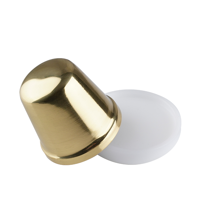 YH High Reflective Metal Shiny Golden Poker Dice Cup For Poker Dice Gambling