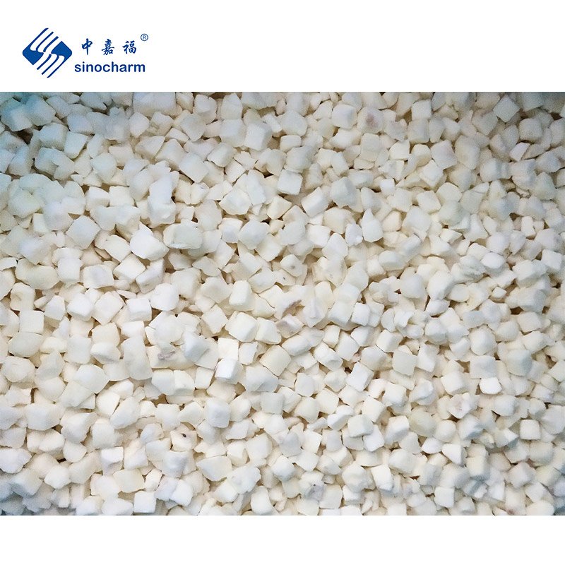 Sinocharm HACCP China Supplier Wholesales Price Bulk Vegetable 10mm Frozen Water Chestnut Diced