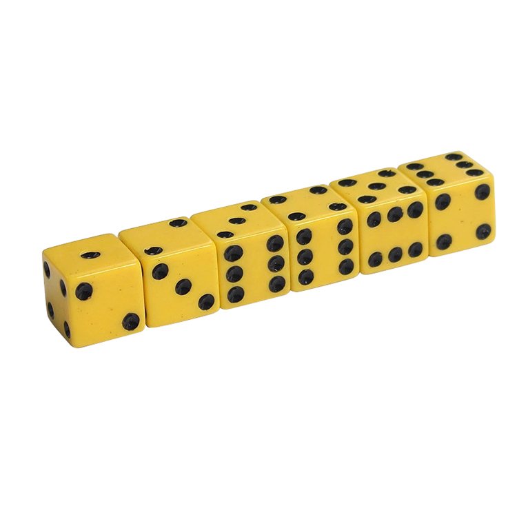 High Quality Multi Color Six Sided Spot D6 Playing Games Dice Set Opaque Dice For Bar Pub Club Party Board Game