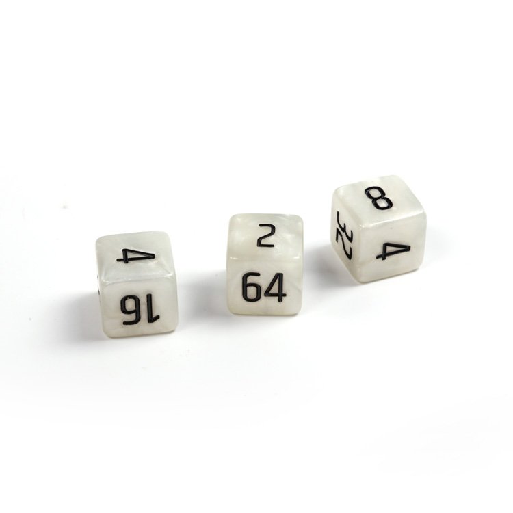 Plastic custom 10 kinds of color 14mm rounded transparent gifts toys dice set