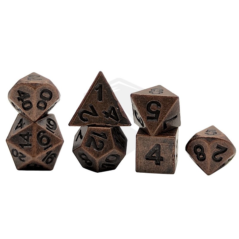 mini dice DND Metal Dice Set D&D 7pcs Metal Polyhedral Dice Set For rpg DND Dungeons And Dragons Role Playing Games