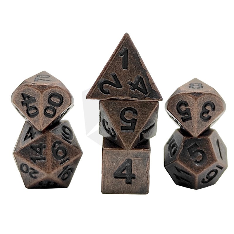 mini dice DND Metal Dice Set D&D 7pcs Metal Polyhedral Dice Set For rpg DND Dungeons And Dragons Role Playing Games