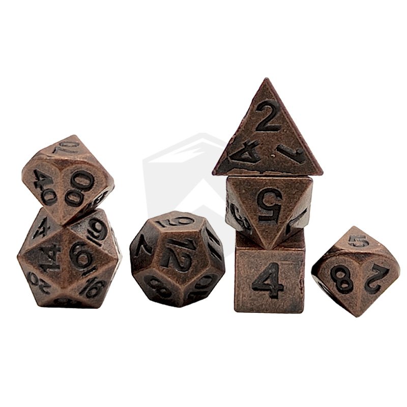 mini dice DND Metal Dice Set D&D 7pcs Metal Polyhedral Dice Set For rpg DND Dungeons And Dragons Role Playing Games