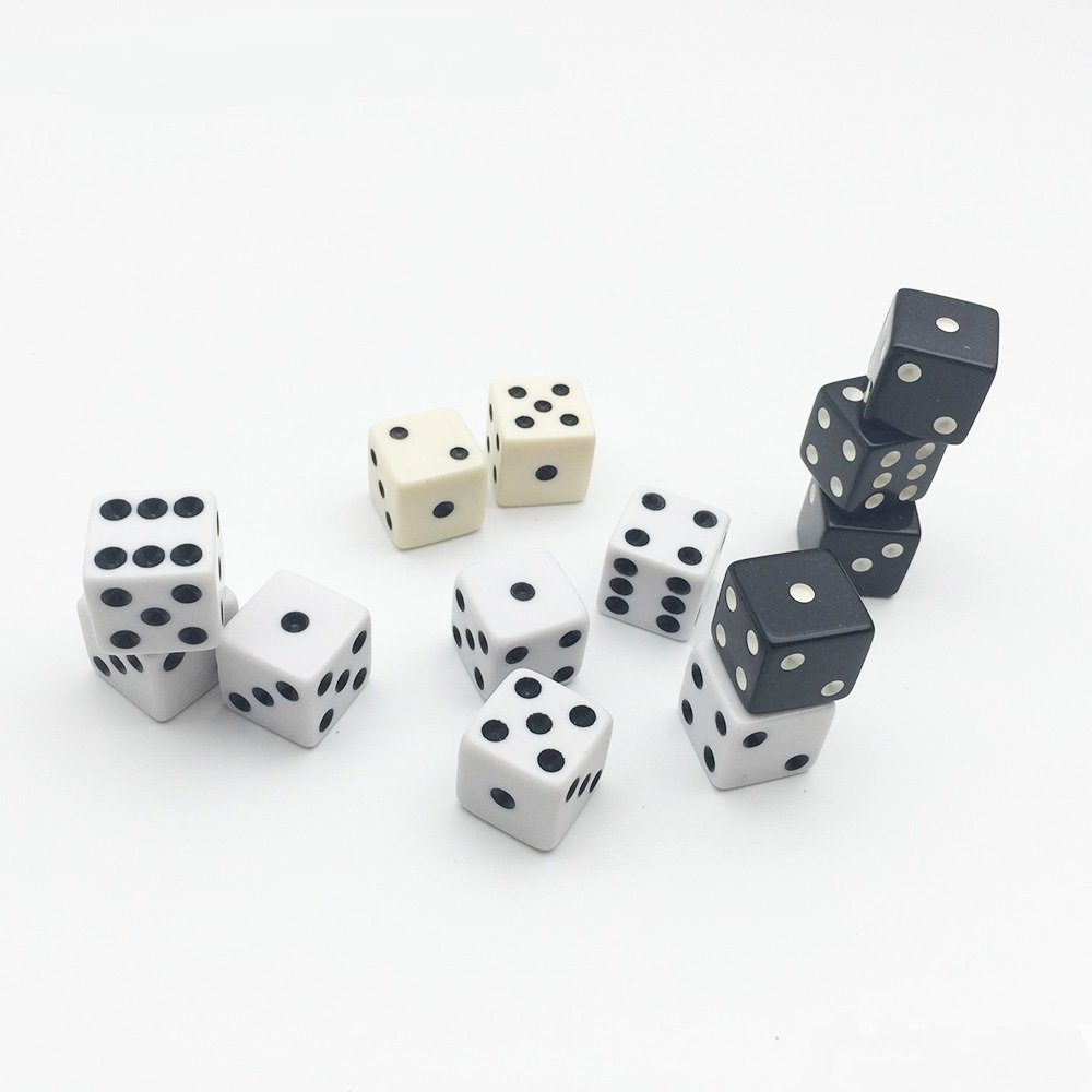 Good Quality Standard 16mm 6 Sized Dice Game Dice For Board Game