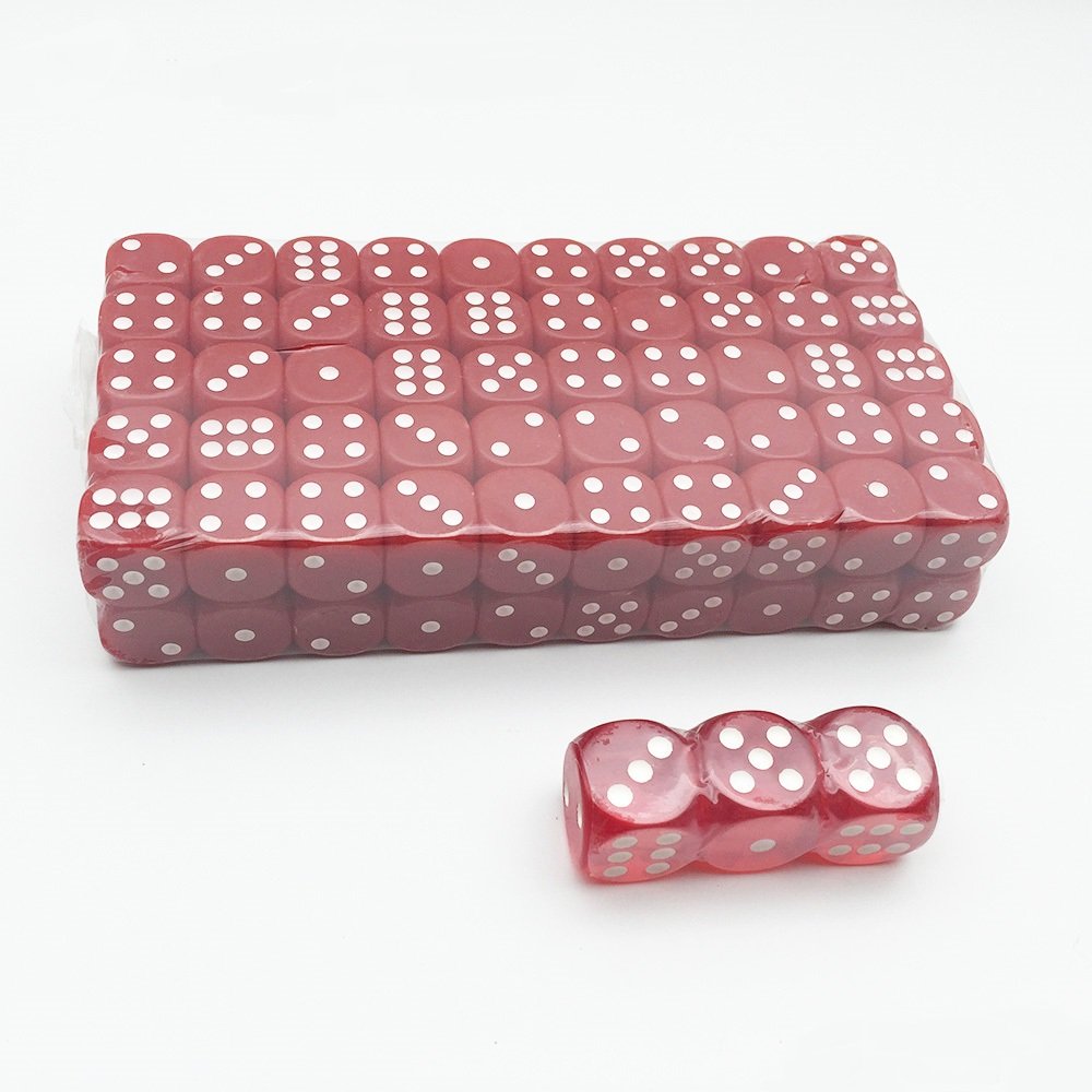 Good Quality Standard 16mm 6 Sized Dice Game Dice For Board Game