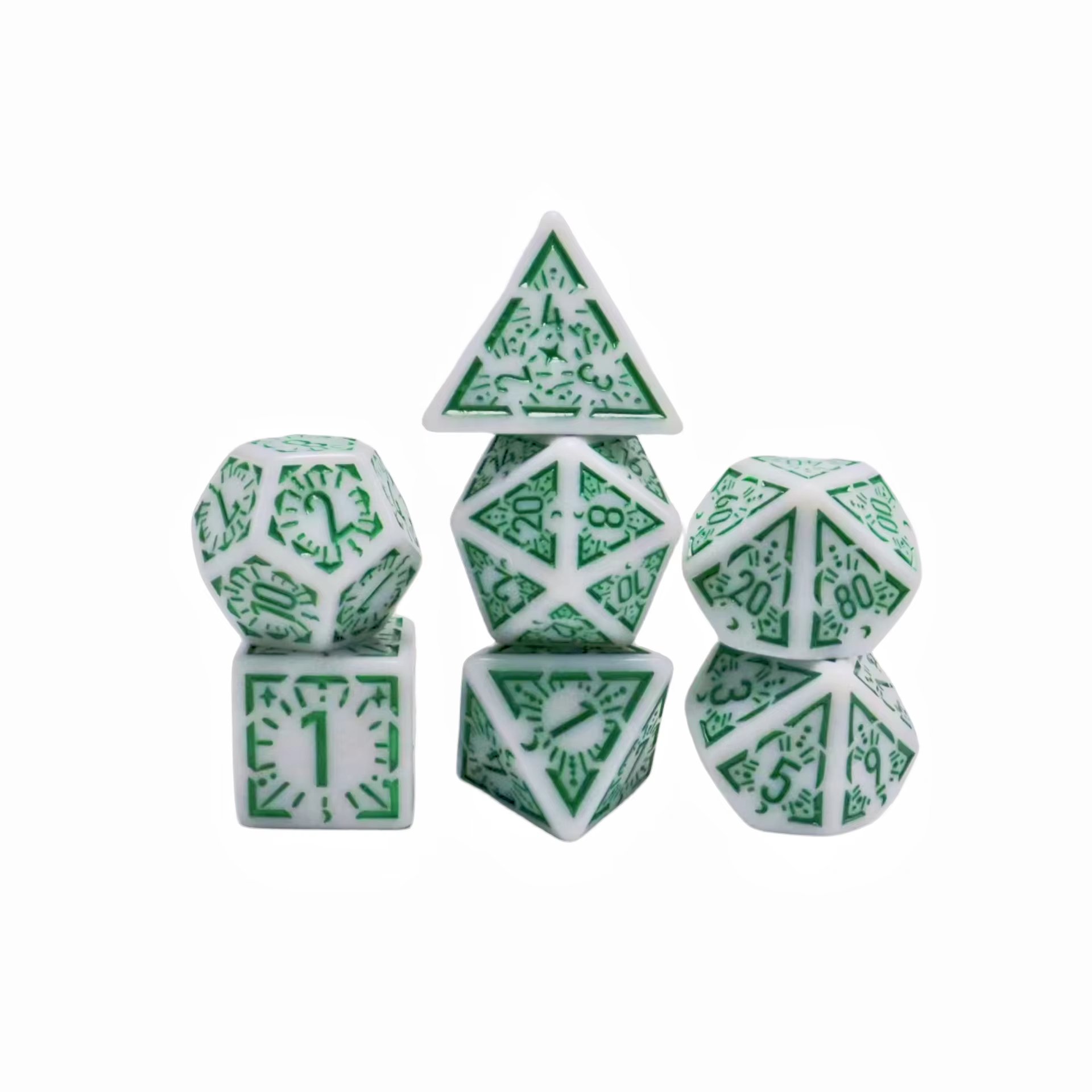 Manufacturers 18mm Dungeons and Dragons games DND resin polyhedral acrylic dice set board games