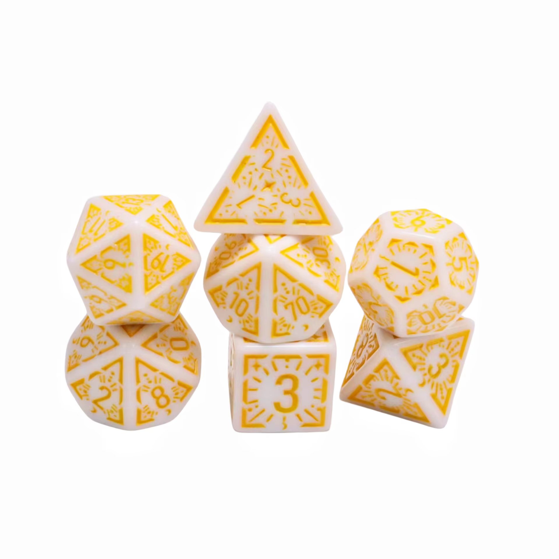 Manufacturers 18mm Dungeons and Dragons games DND resin polyhedral acrylic dice set board games