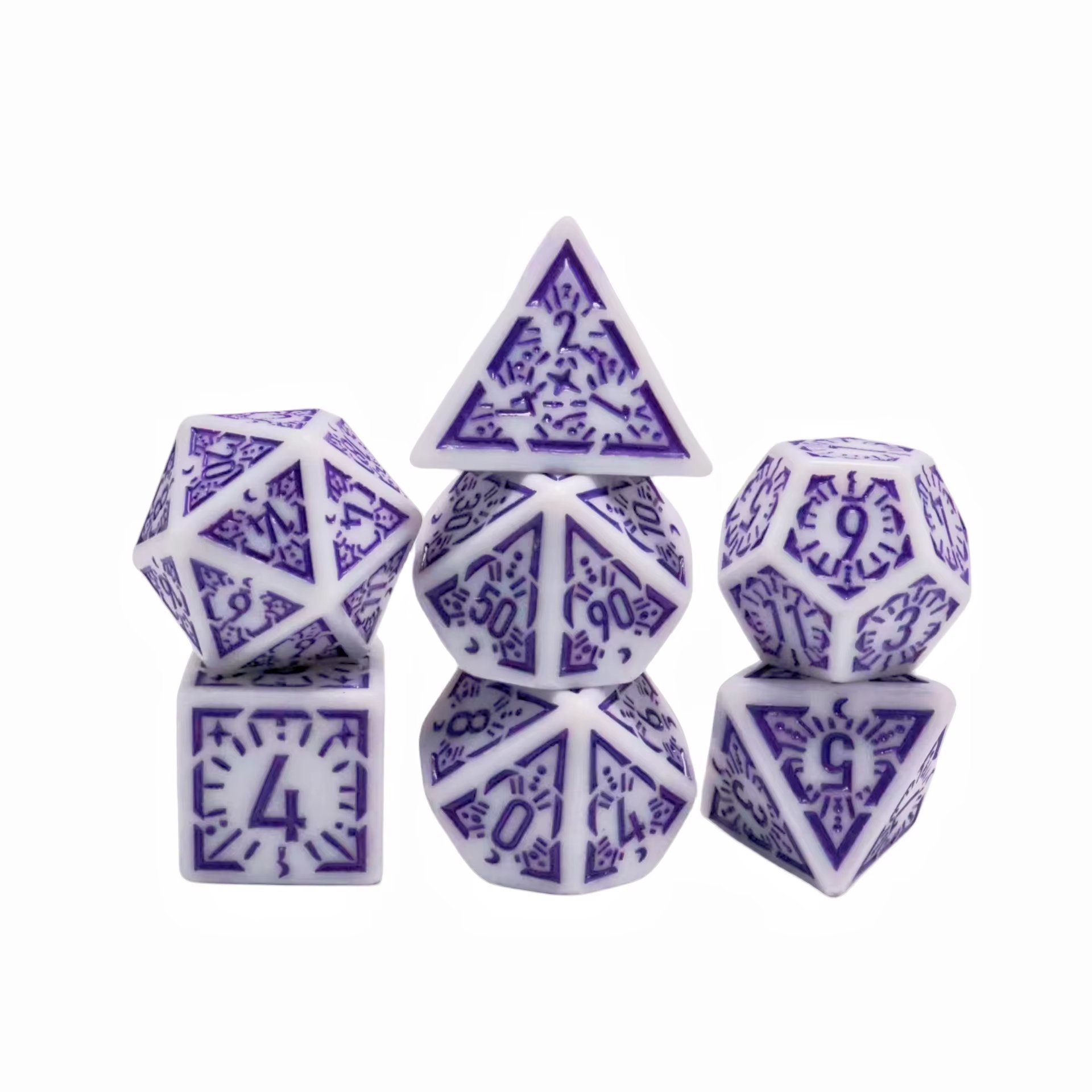 Manufacturers 18mm Dungeons and Dragons games DND resin polyhedral acrylic dice set board games