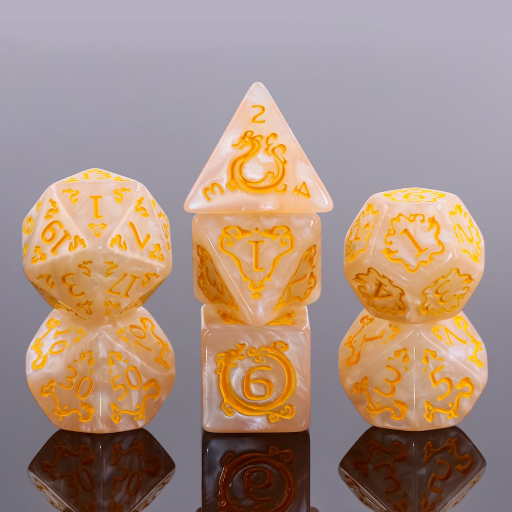 RPG DND Dice Set D4 D6 D8 D10 D% D12 D20 Amethyst Metal and Wood Gemstone Dungeons and Dragons Accessories 16mm Dice for Games