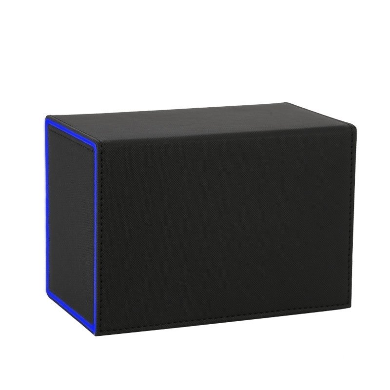 MIO Hot Sale With Dice 160+ Flip Tray Premium Leather Pu Game Deck Tcg Card Box