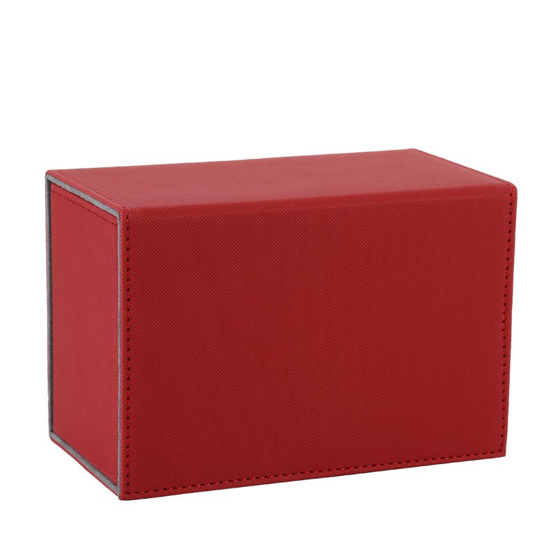 MIO Hot Sale With Dice 160+ Flip Tray Premium Leather Pu Game Deck Tcg Card Box