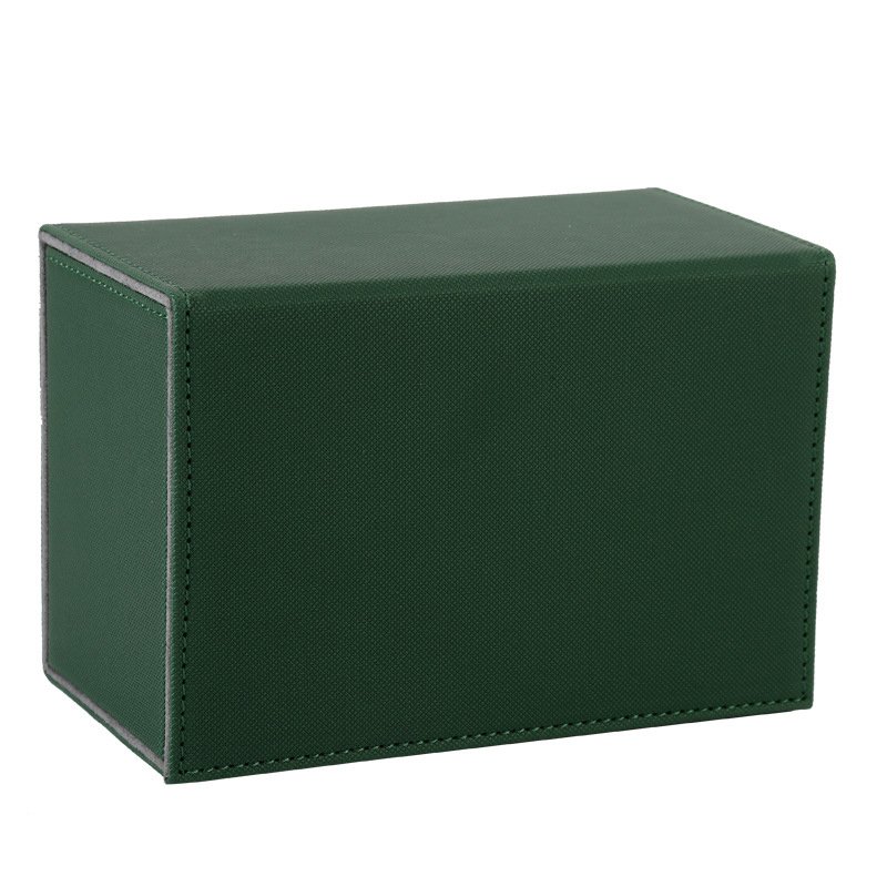 MIO Hot Sale With Dice 160+ Flip Tray Premium Leather Pu Game Deck Tcg Card Box
