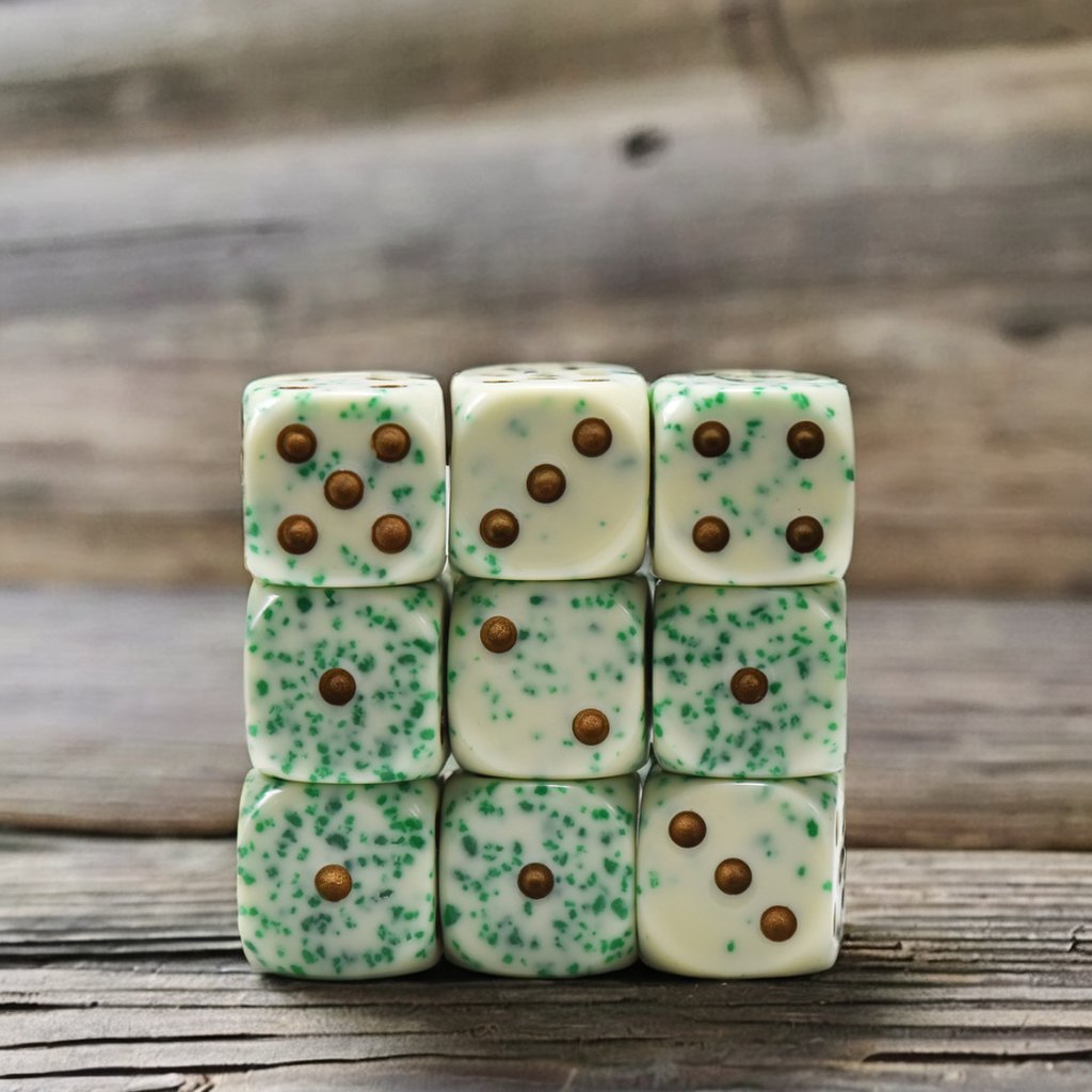 Handmade D6 Dnd Resin Dice Custom Logo 16mm Plastic Table Games for Board RPG Dungeons & Dragons