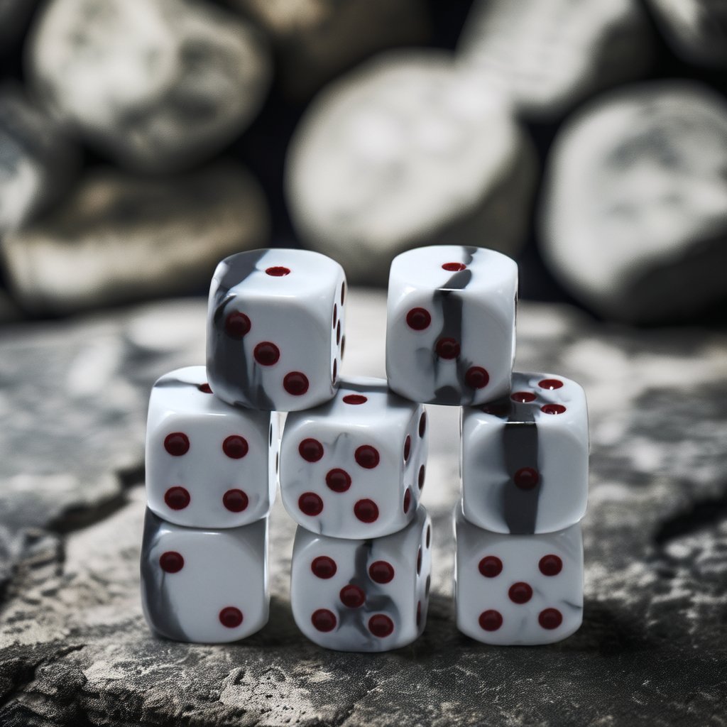 Handmade D6 Dnd Resin Dice Custom Logo 16mm Plastic Table Games for Board RPG Dungeons & Dragons