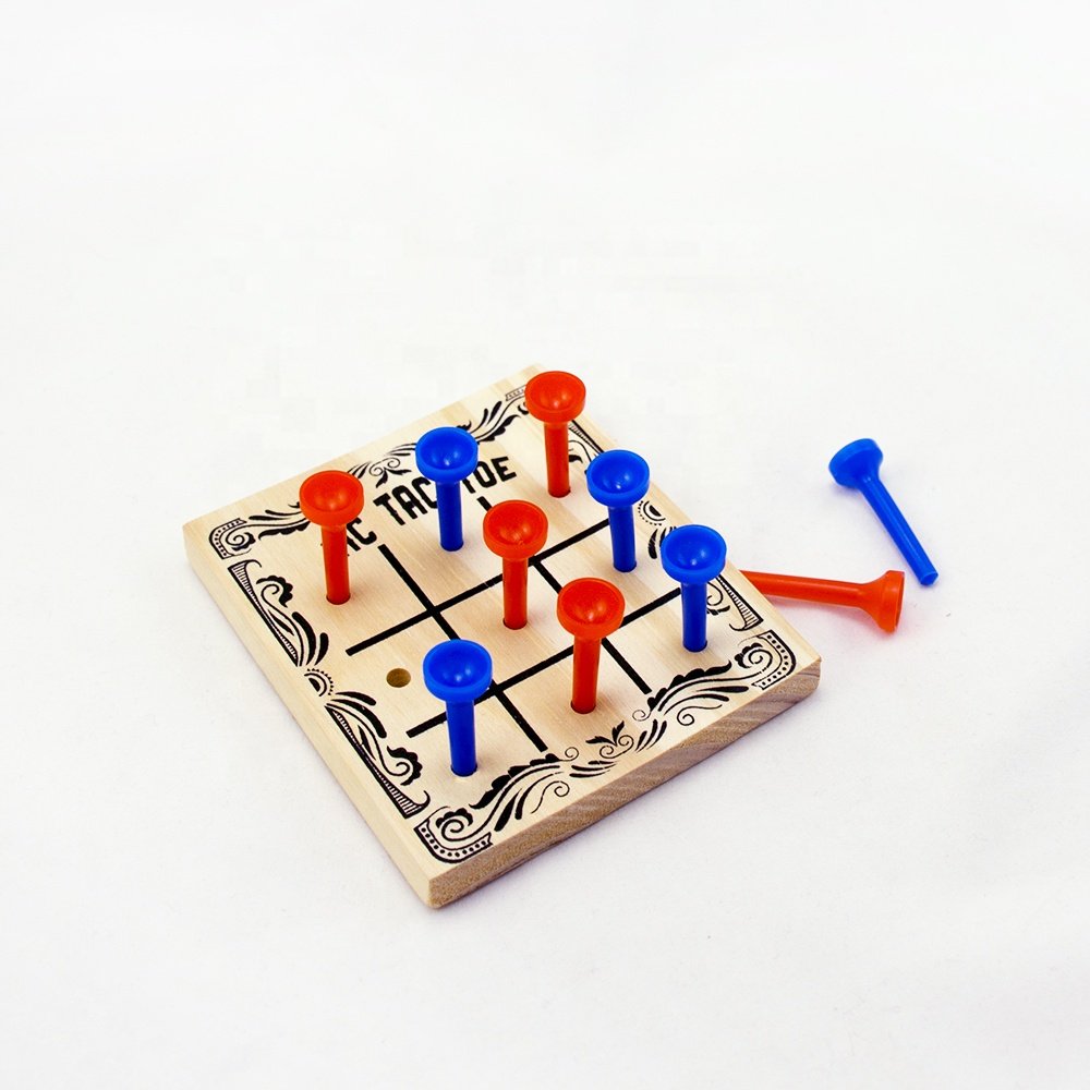 Wooden peg board Tic Tac Toecribbage game throwing dice to play baseball game pitching puzzle baseball