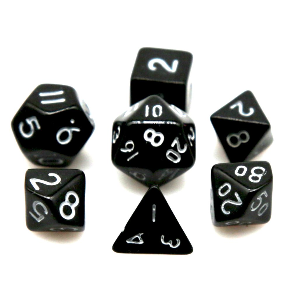 HS Dice Mini Polyhedral RPG Dice Set 10MM, Small RPG Role Playing Game Dice Set D4-D20 DND Board game