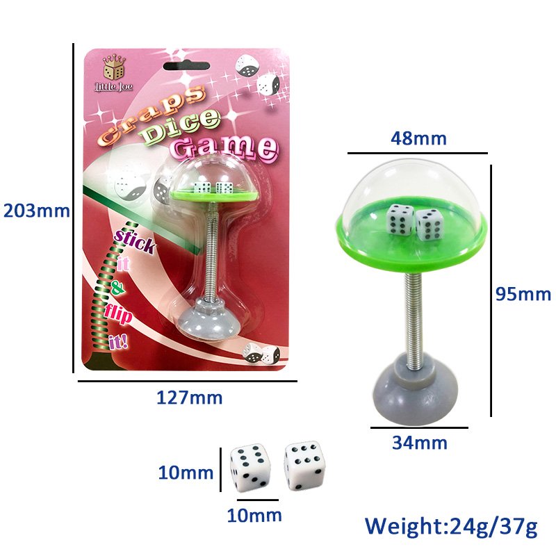 2021 New Popular Plastic Dice Cups Rotating Hand Finger Press Toy KTV Bar Dice Color Cup with 2 Dice Focusing on Chess Games