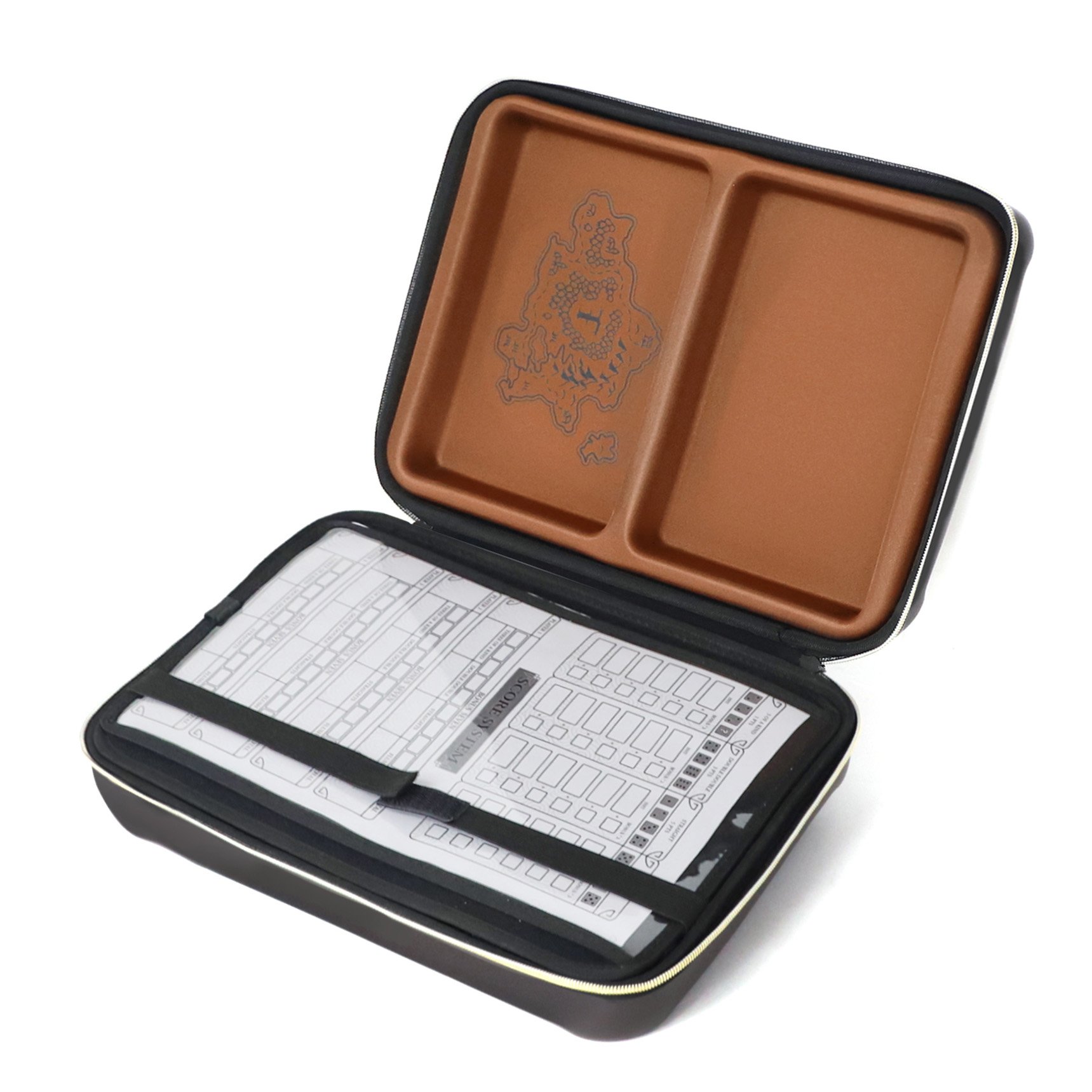 OEM ODM Custom Dice Tray Case, EVA PU Leather Dice Card Tray Case, Dice Game Box
