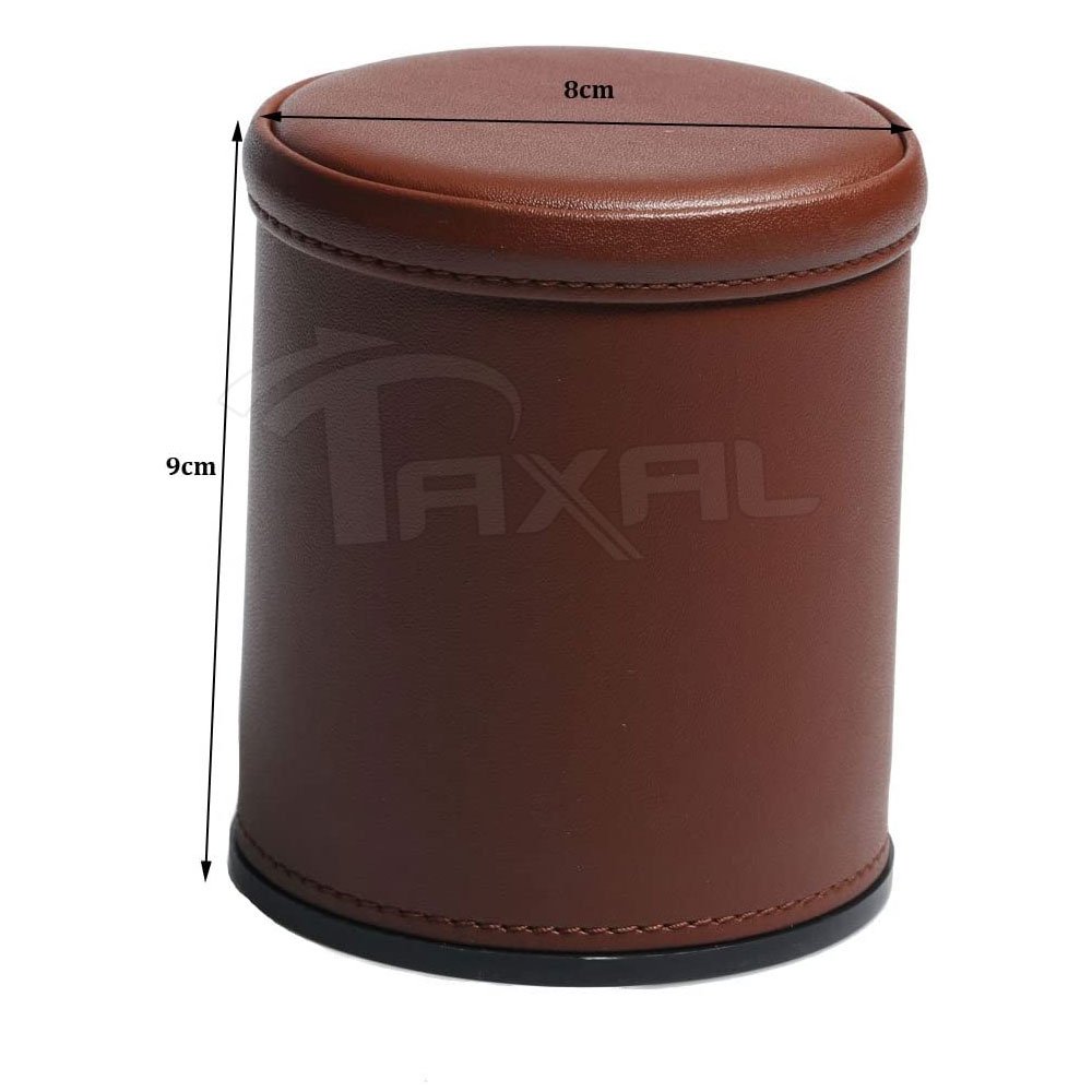 100% Real Leather Dice Cup New Design Cowhide Leather Dice Cup For Sale