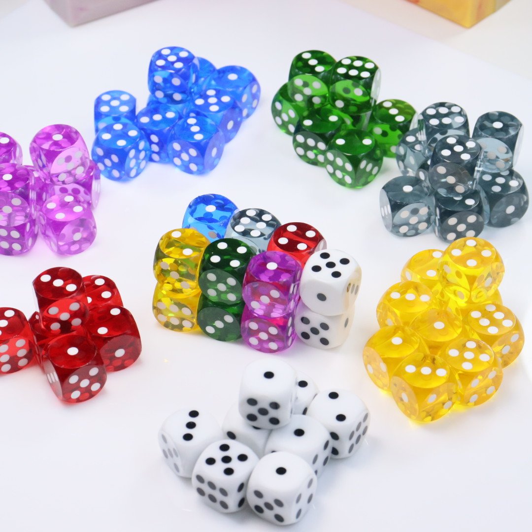 New products Handmade Resin Rolling Dice Bulk Dice Wholesale Game Dice For RPG Games