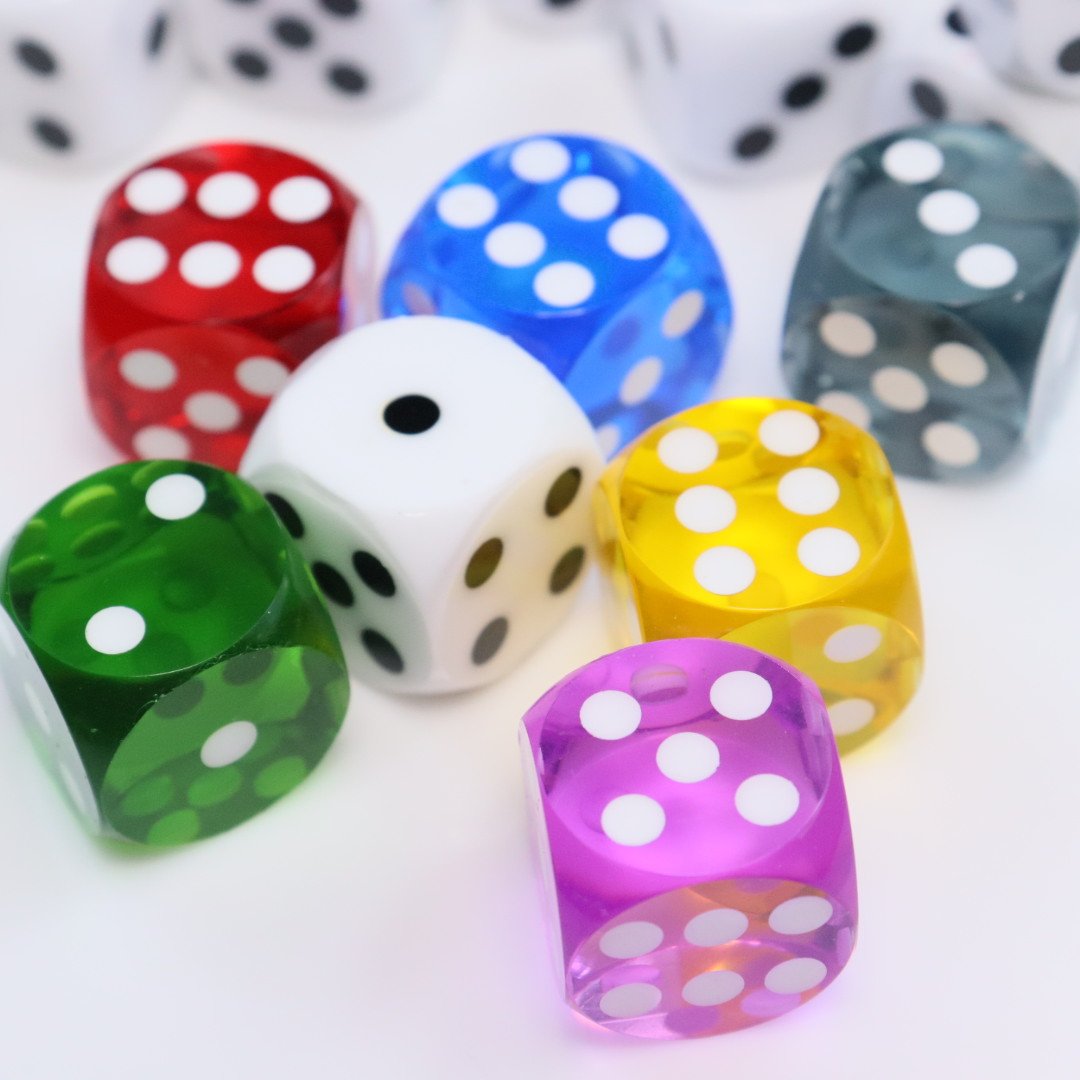 New products Handmade Resin Rolling Dice Bulk Dice Wholesale Game Dice For RPG Games