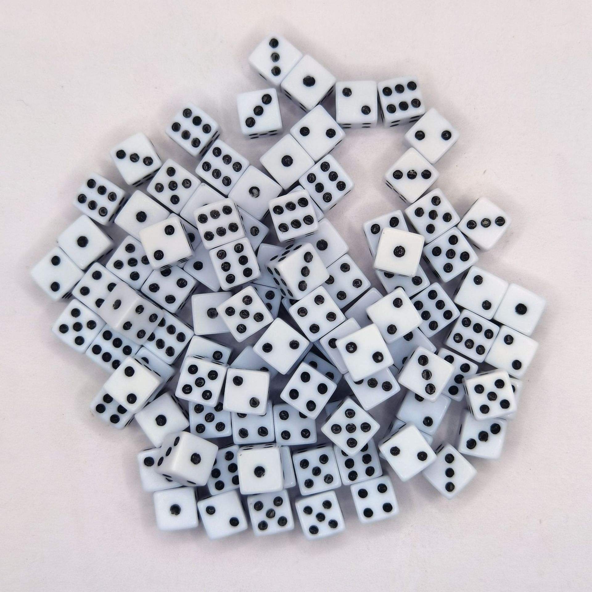 High Quality small Red dice polyhedral games rpg custom 8mm dice Board Game