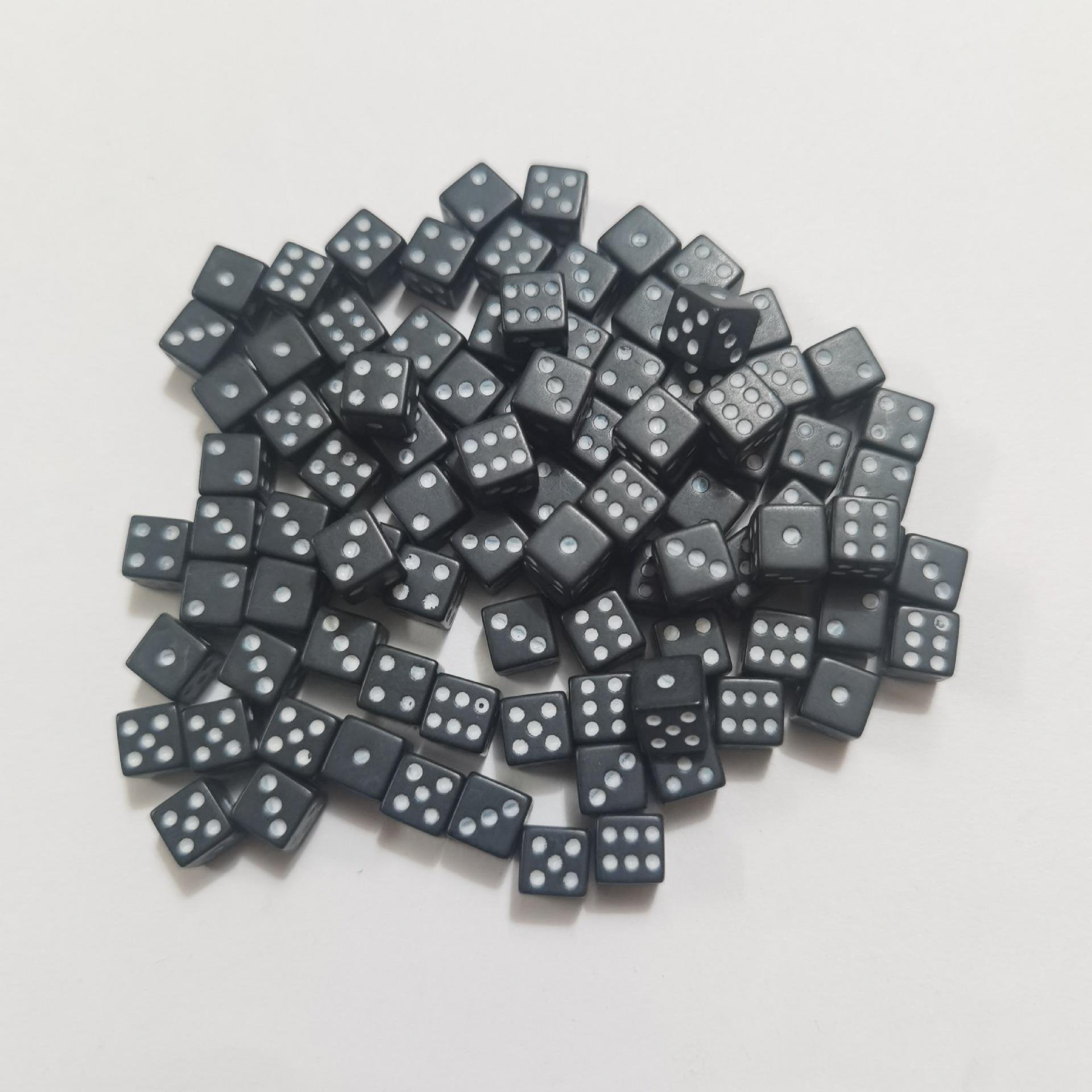 High Quality small Red dice polyhedral games rpg custom 8mm dice Board Game