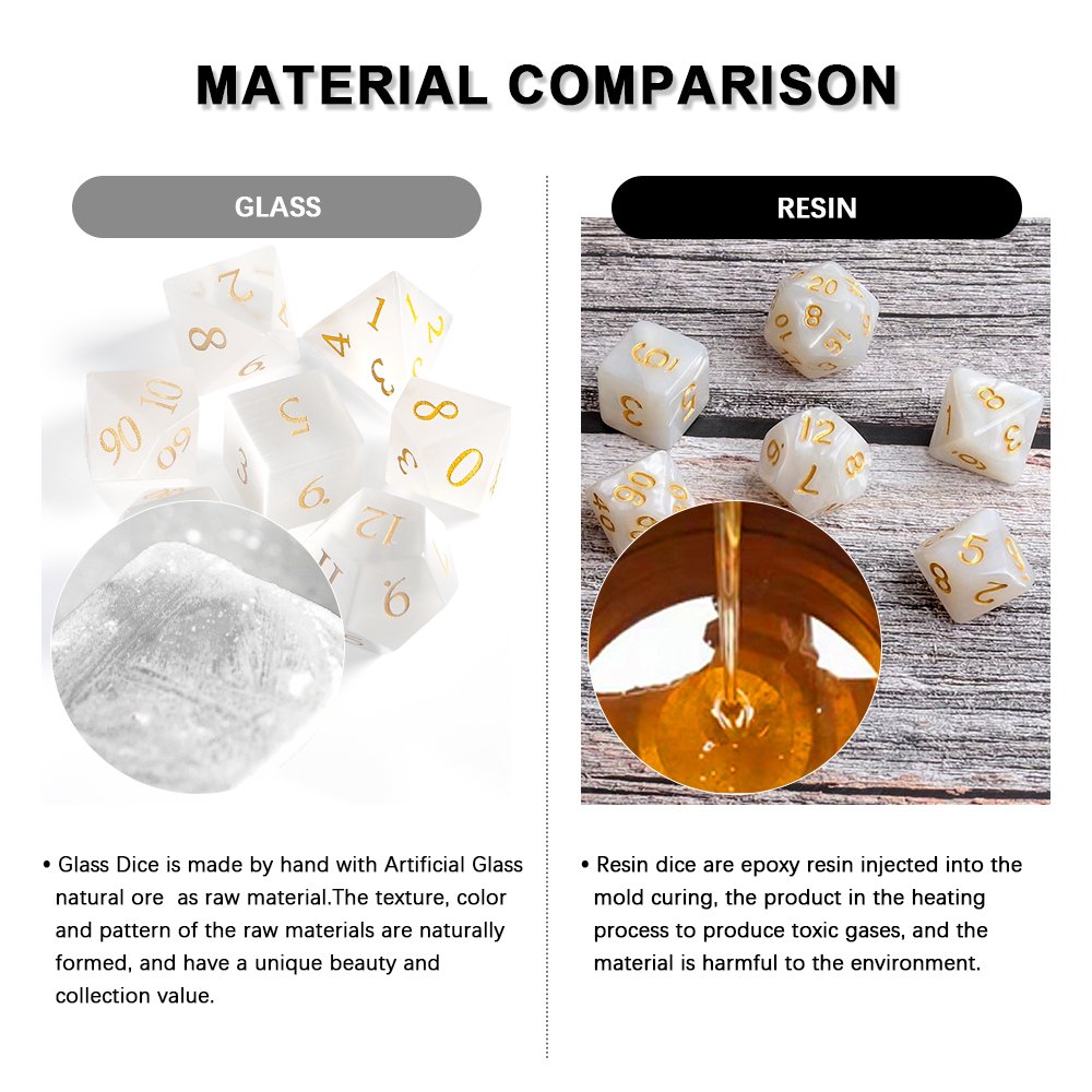 Dice Manufacturer Custom Dice D6 White Cat Eye Glass Dice For Table Top Board Games