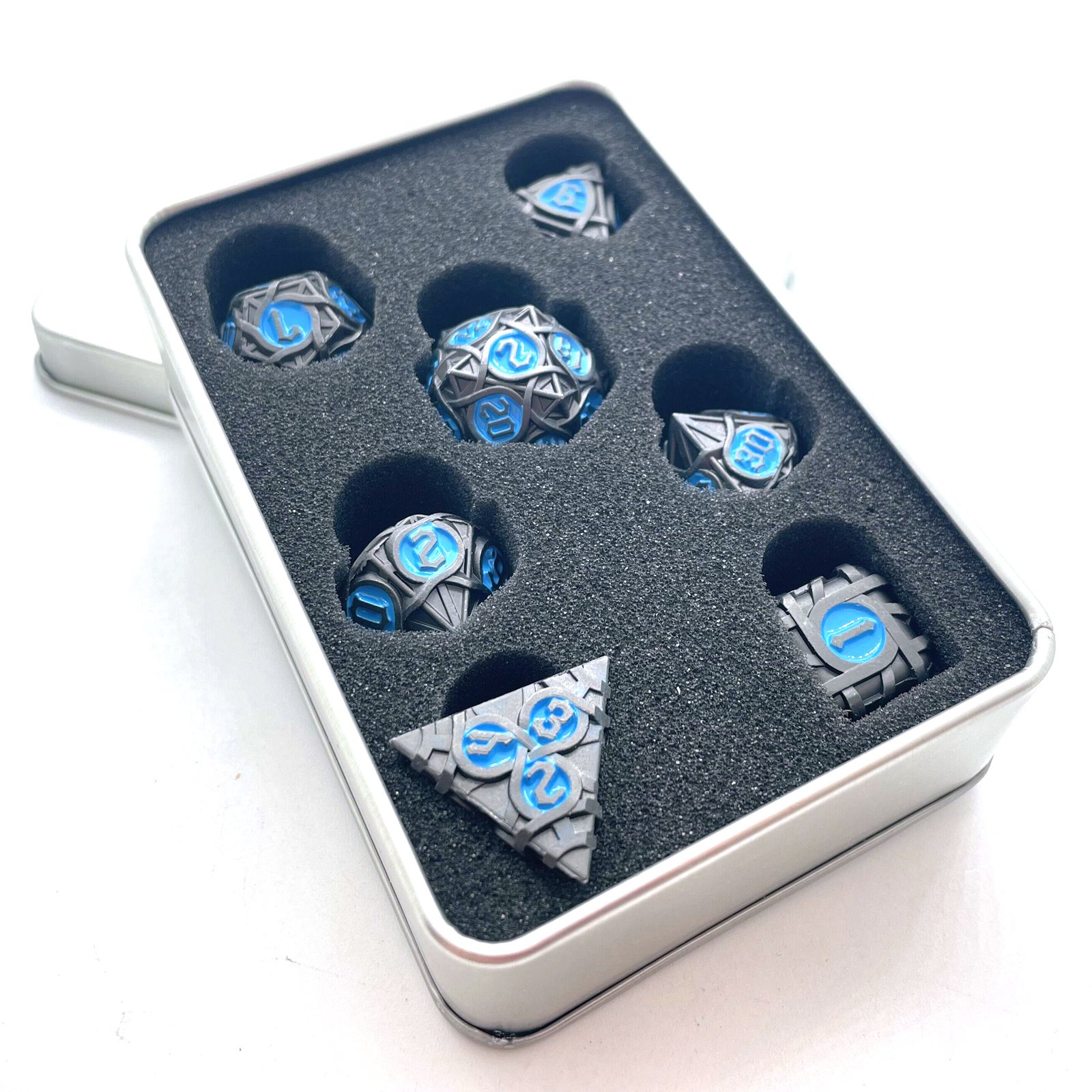 Dungeons & Dragons RPG Board Game Dice Set Metal Polyhedral for DND Board Games