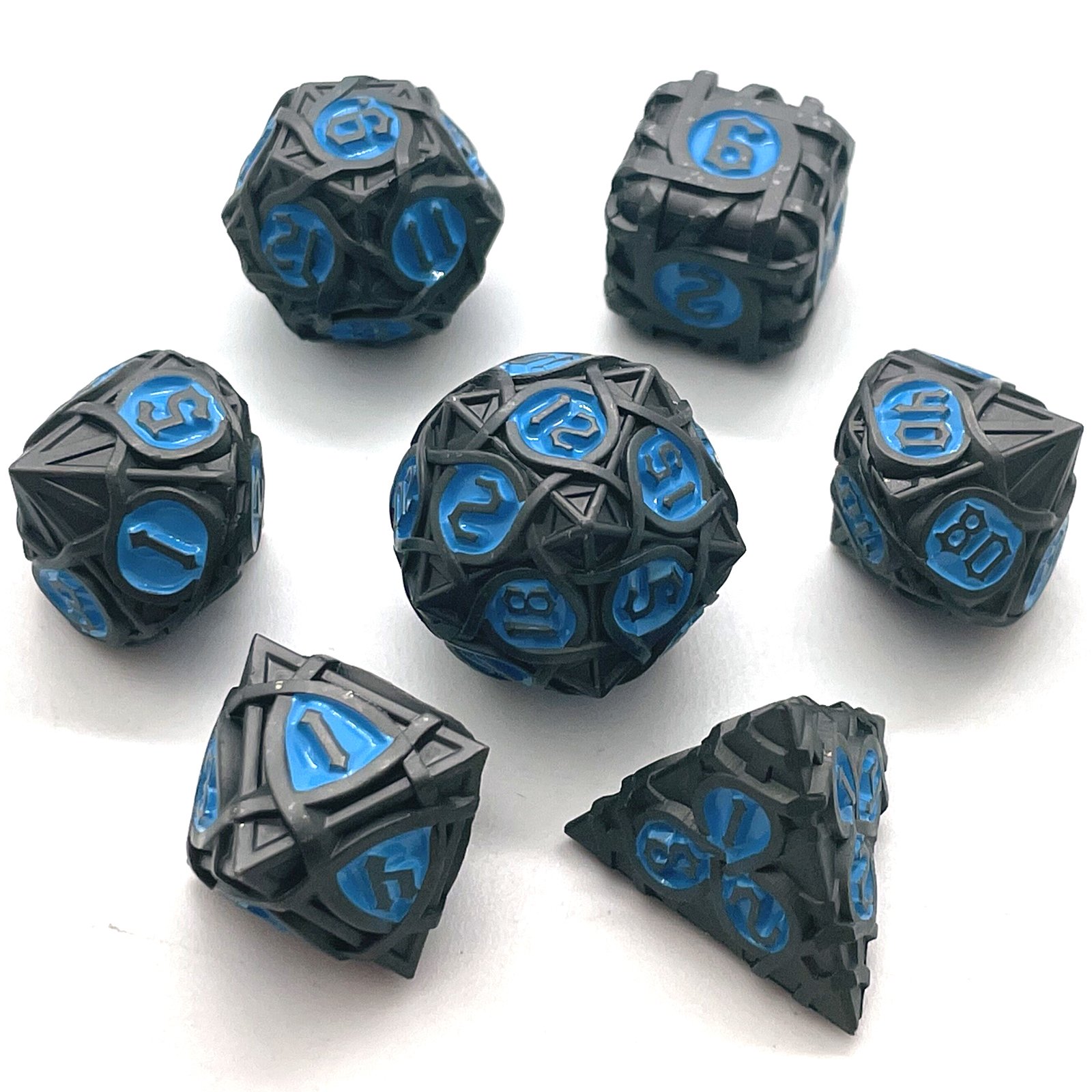 Dungeons & Dragons RPG Board Game Dice Set Metal Polyhedral for DND Board Games