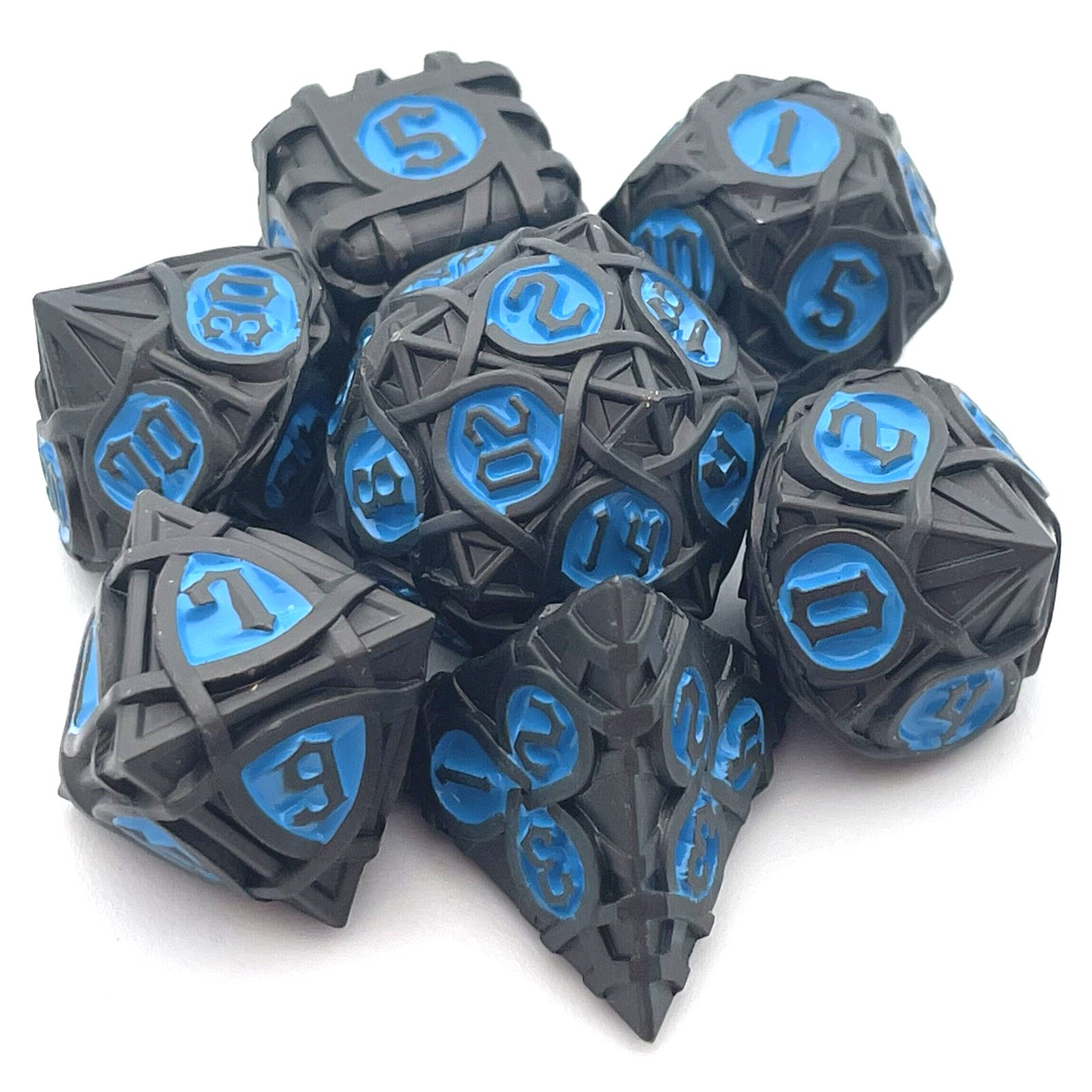 Dungeons & Dragons RPG Board Game Dice Set Metal Polyhedral for DND Board Games