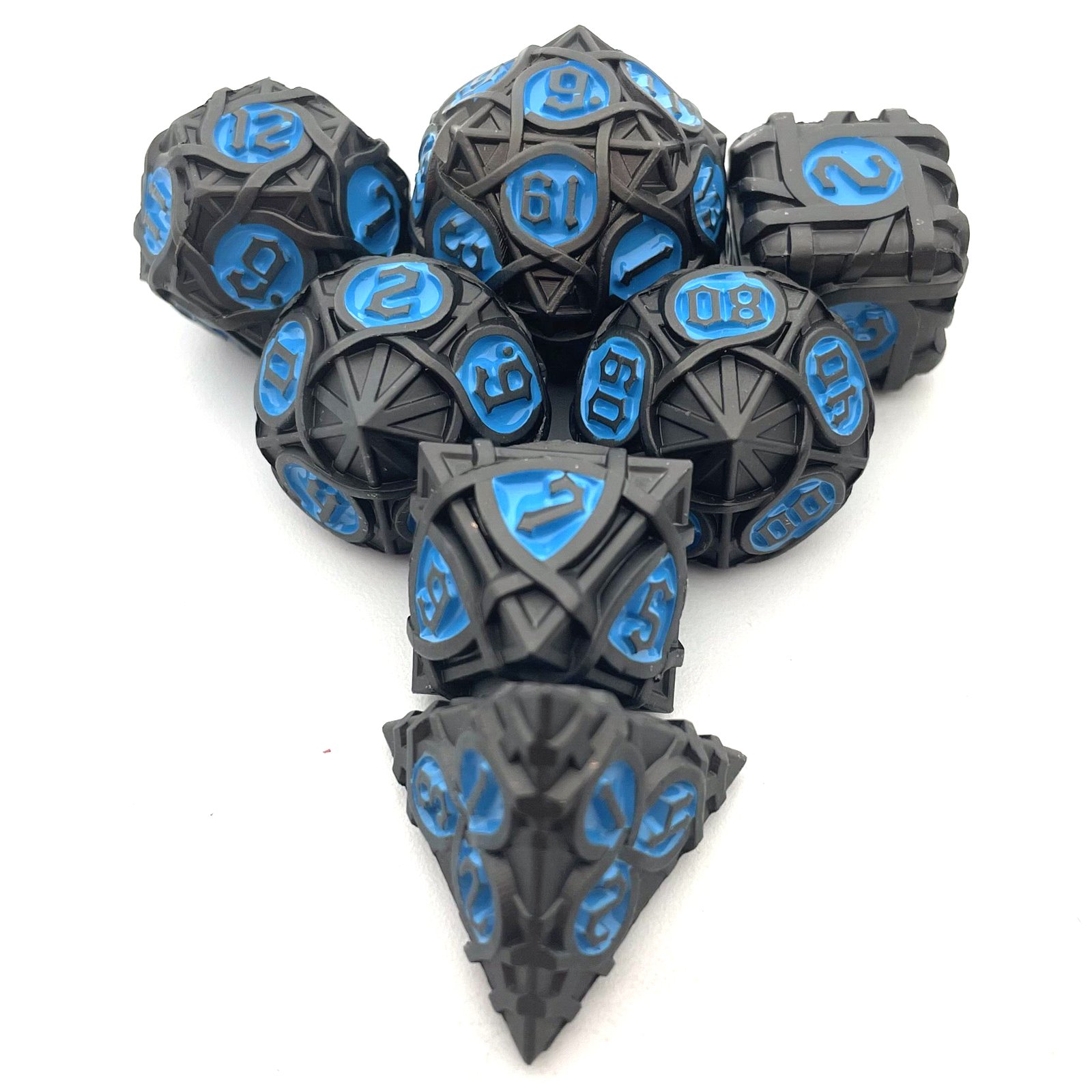 Dungeons & Dragons RPG Board Game Dice Set Metal Polyhedral for DND Board Games
