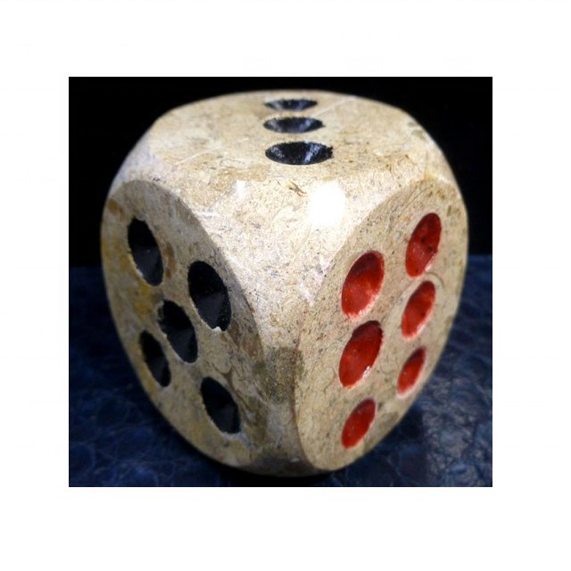 High Quality Fossil Marble Dice Available In Low Cost