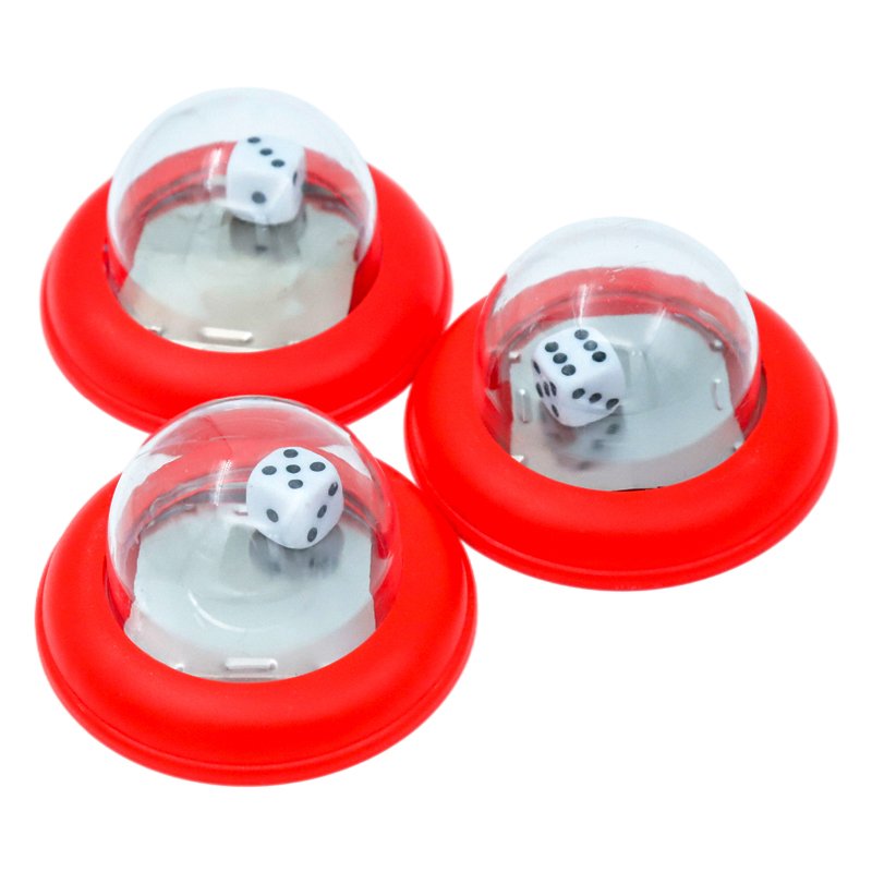 Custom 6-Sided Acrylic Dice of Different Sizes for Adult Drinking Games