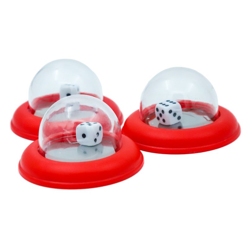 Custom 6-Sided Acrylic Dice of Different Sizes for Adult Drinking Games