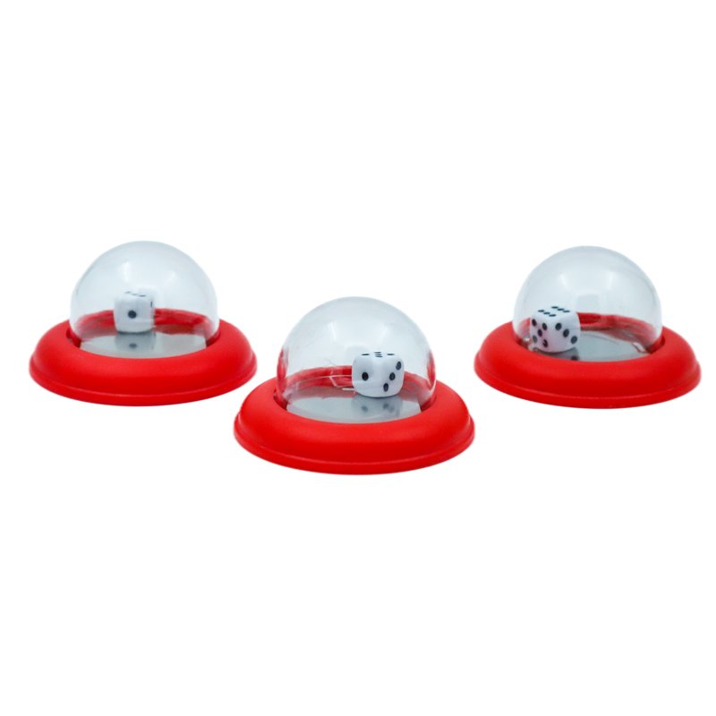 Custom 6-Sided Acrylic Dice of Different Sizes for Adult Drinking Games