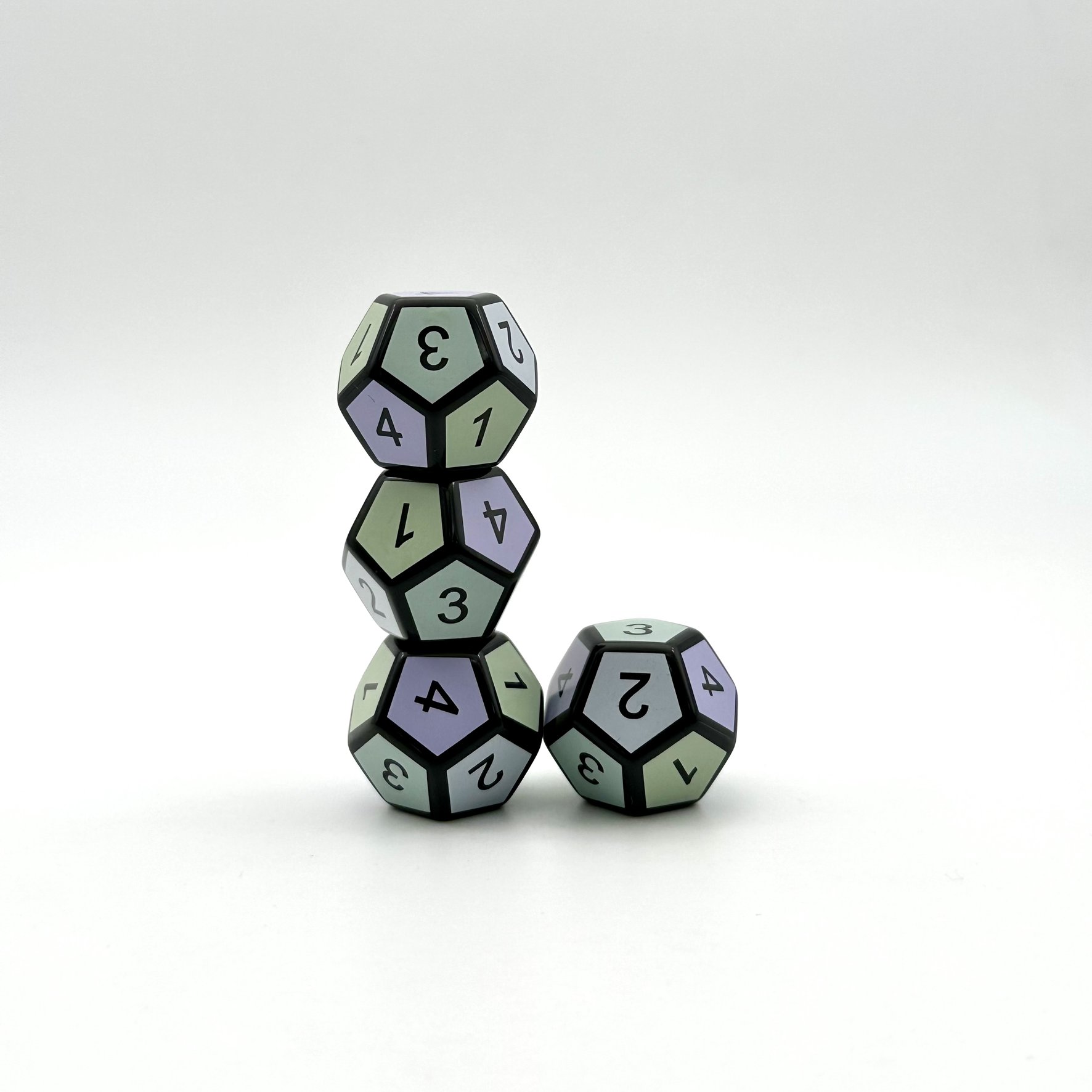 High Quality Custom Polyhedron D6D8D10D12 Plastic Acrylic Digital Game Accessories Printed Dice Board Game