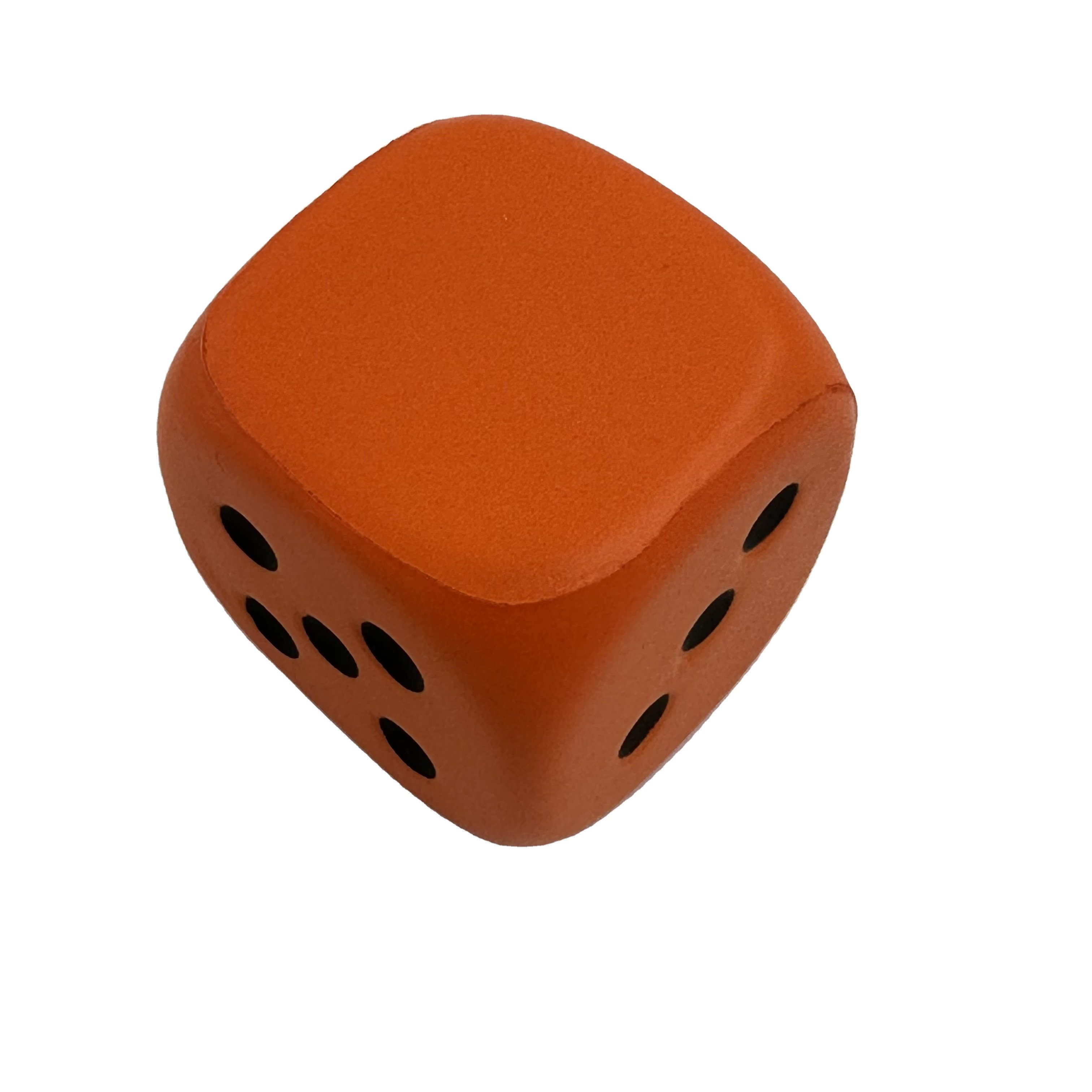 Custom printing Logo Color Board Game Exercise Workout Anti Stress Ball Promotional Gift Cube 5cm PU Bouncy Soft Foam Dice